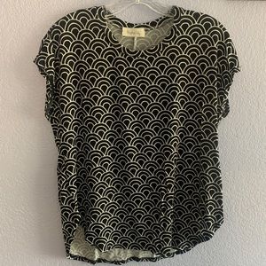Half circle design blouse